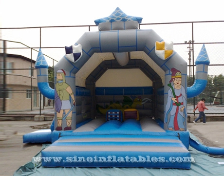 Classical kids commercial bouncy castle made of 0.55mm pvc tarpaulin