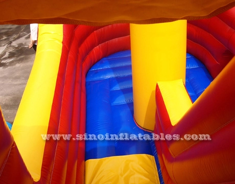 8x4m commercial kids inflatable pirate ship slide made of lead free pvc tarpaulin