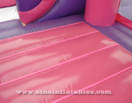 6x5m kids party inflatable princess bouncy castle with slide from Sino Inflatables