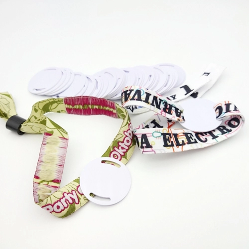 One-time use custom polyester festival RFID wristband for event sport party music festival