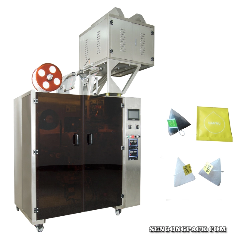 C28DX Nylon pyramid/flat tea bag machine for small business