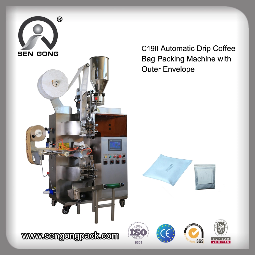 C19II Heat seal coffee machine that take packets