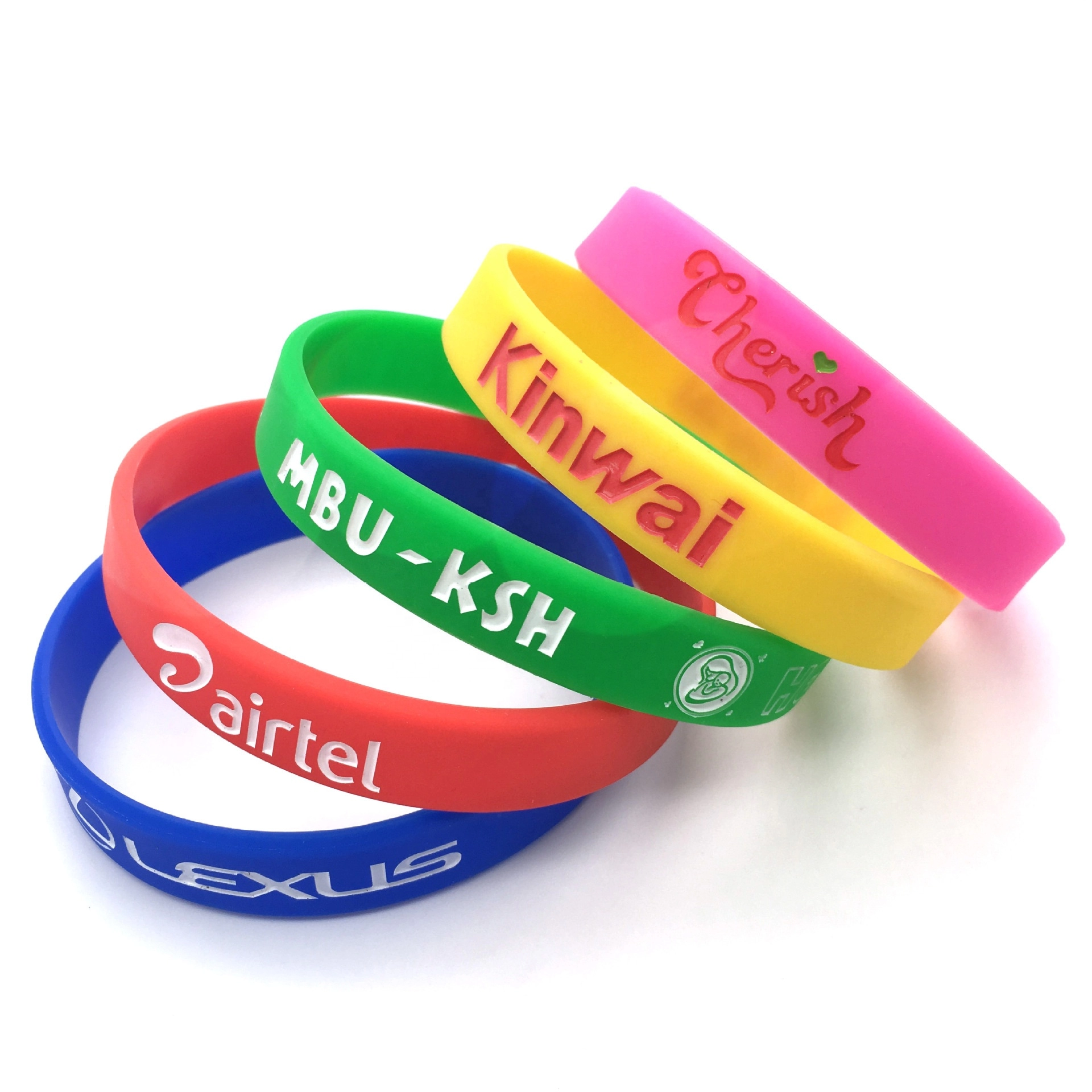Custom Silicone Bracelets, Make Your Own Rubber Wristbands With Message or Logo, High Quality Personalized Wrist Band