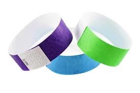 Digital Printing Disposable RFID Tyvek Wristband With UHF Chip