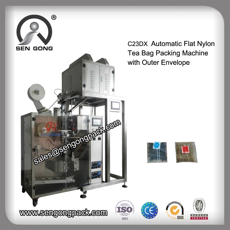 C23DX  Flat Nylon Rooibos Chai Herbal Tea packaging machine price