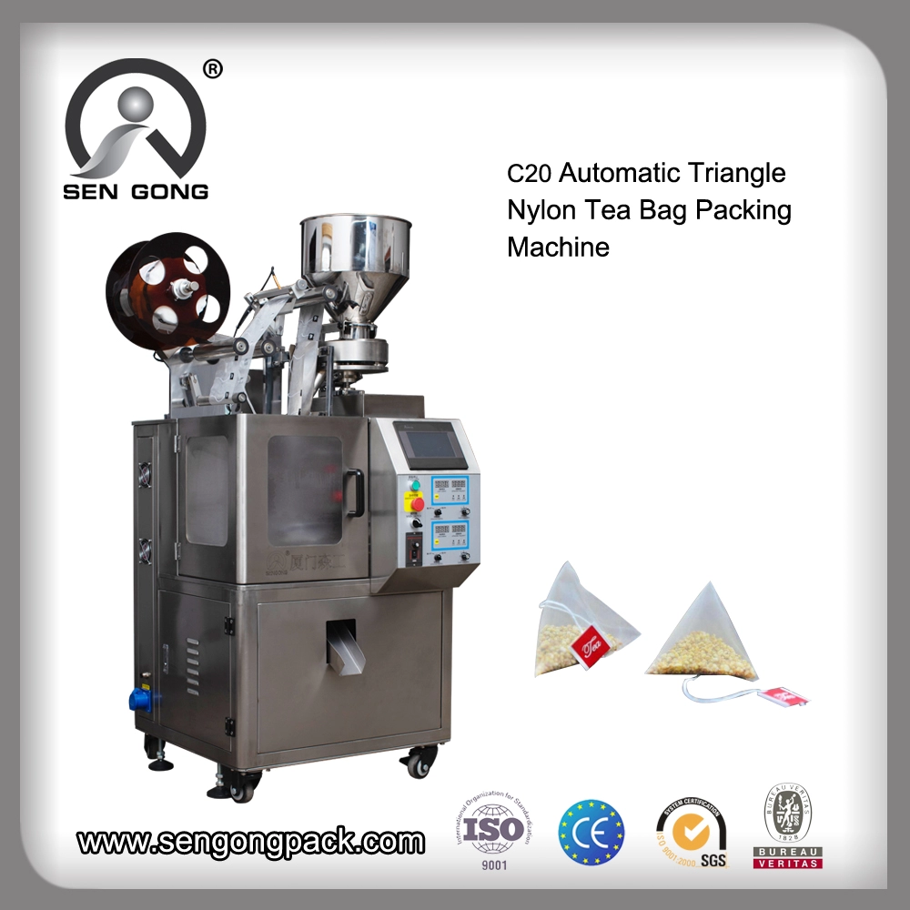 C20 fully automatic pyramid tea bag packaging machine