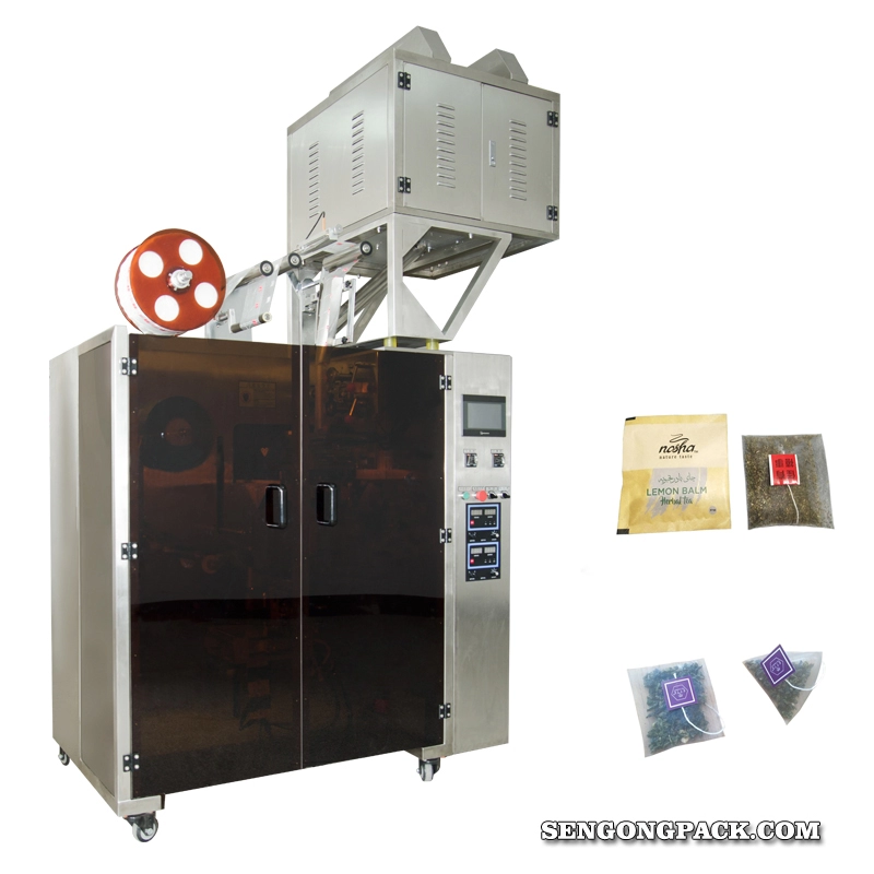 C28DX PLA triangle /rectangle non-woven fabric tea bag packaging machine