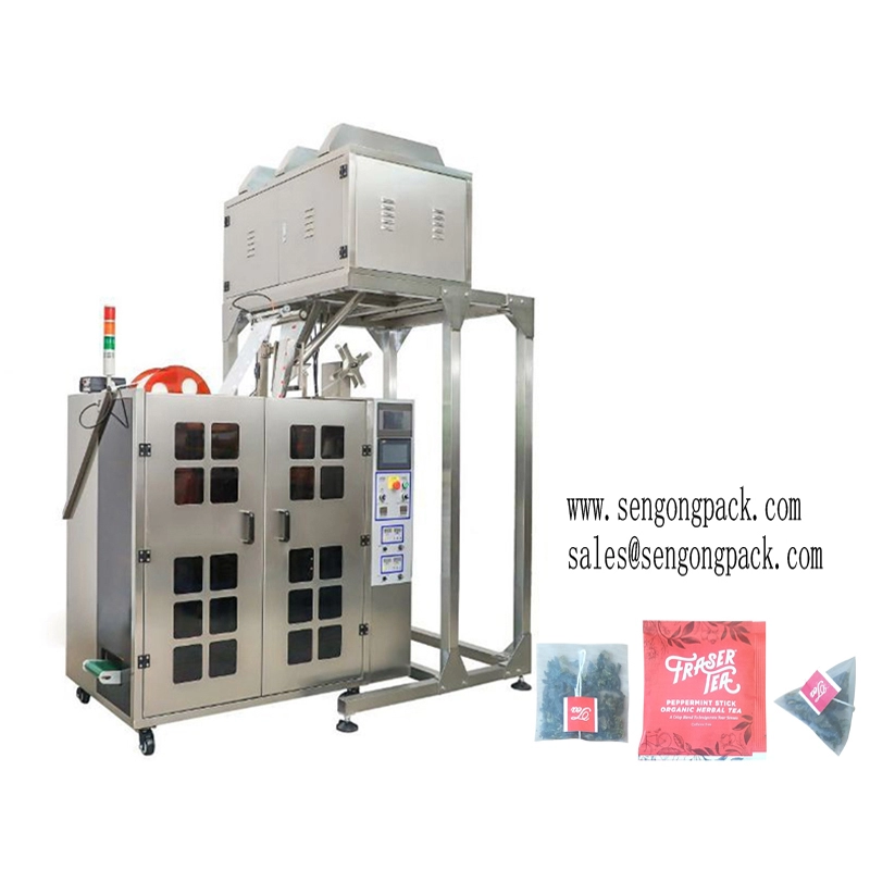 C28DX Automatic Nylon Pyramid/Flat Inner and Outer tea bag packing machine