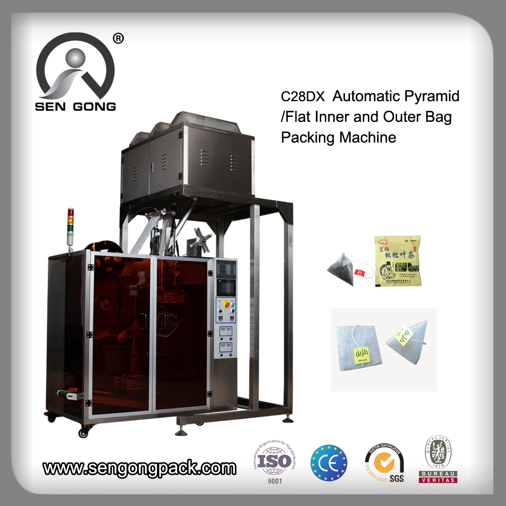 C28DX Nylon pack and fill machine for tea bags