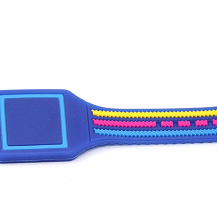 Embossed rfid smart wristband colorful silicone wristband