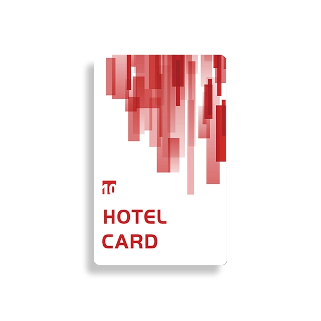 Programmable passive NFC RFID hotel room key card