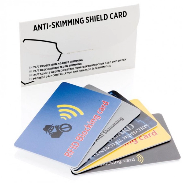 Signal RFID blocking card anti skimming rfid credit card protector blocker