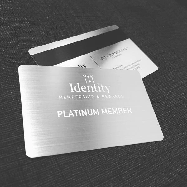 High Class Club Metallic Membership Card