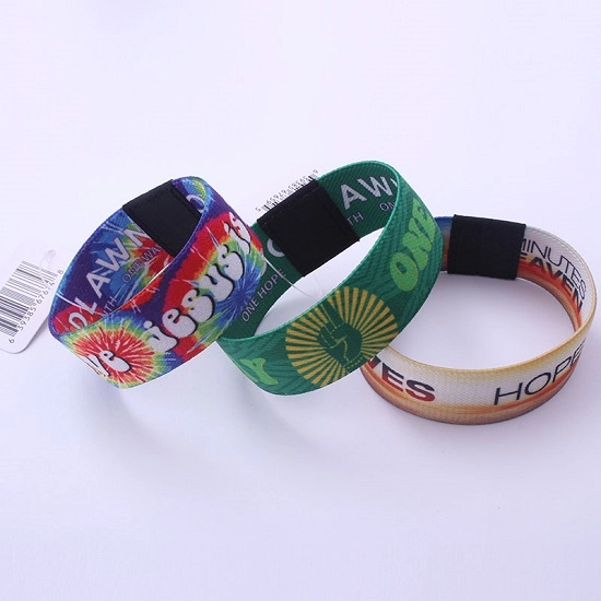 LF Woven Elastic Fabric RFID Wristband