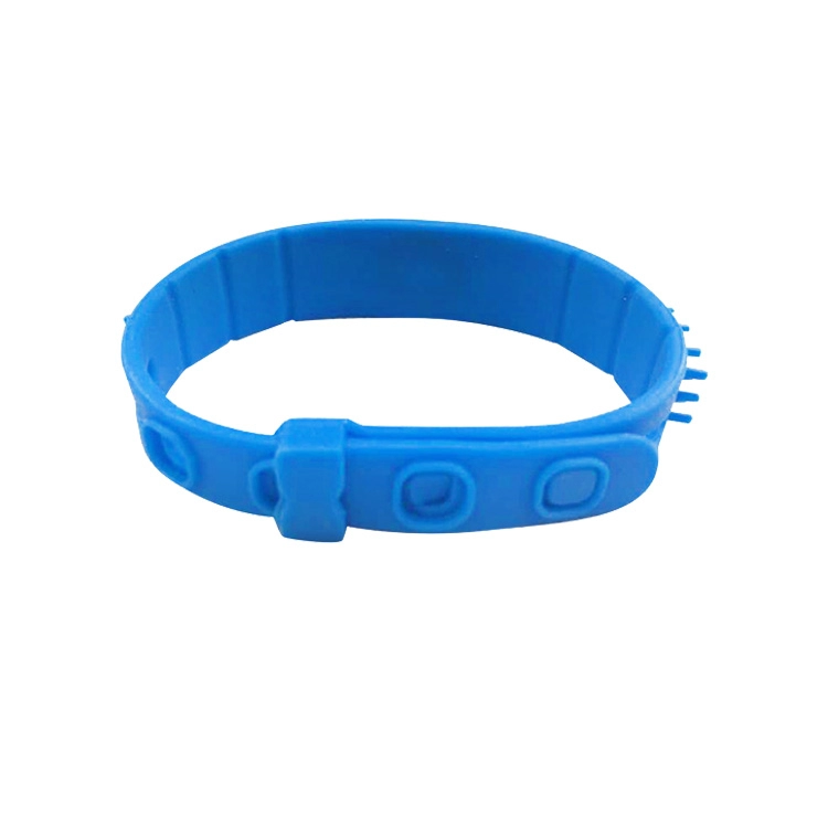Flexible 125KHz TK4100 RFID Silicone Wristbands For Gym