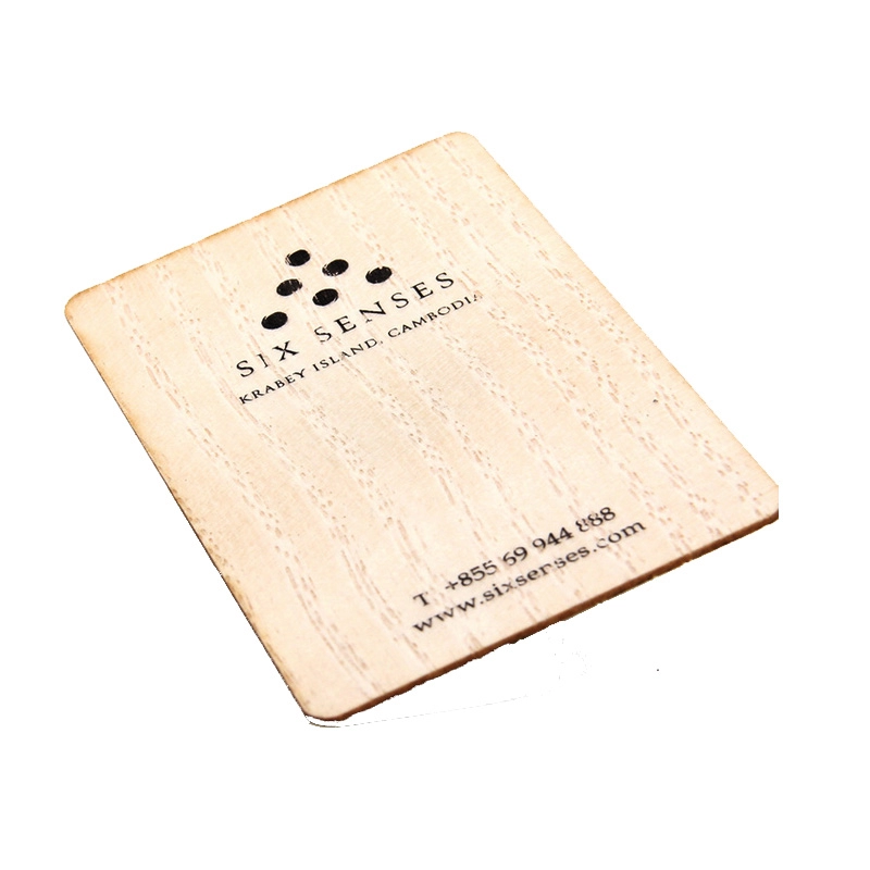13.56MHz FM08 Wood RFID Hotel Key Cards For Access Control