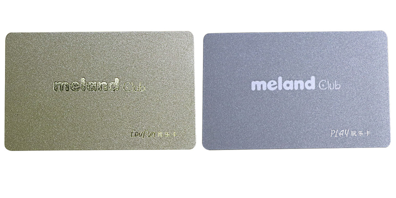 Silver Powder 13.56MHz Mifare® Classic 1K Iso Card For Membership