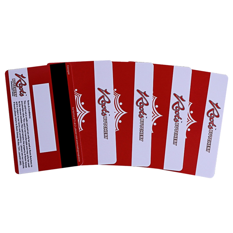 Glossy Plastic PVC RFID Cards With Magnetic Stripe