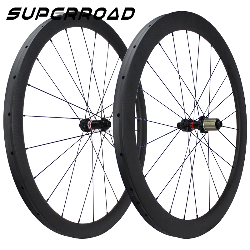 31mm Wide 39/49mm Deep Carbon Tubular Road Disc Cyclocross Wheels