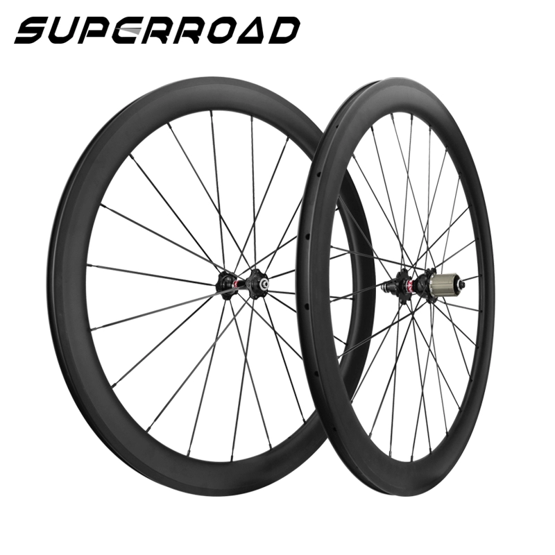 Superroad Entry Level 50mm Cheap Carbon Clincher Wheels