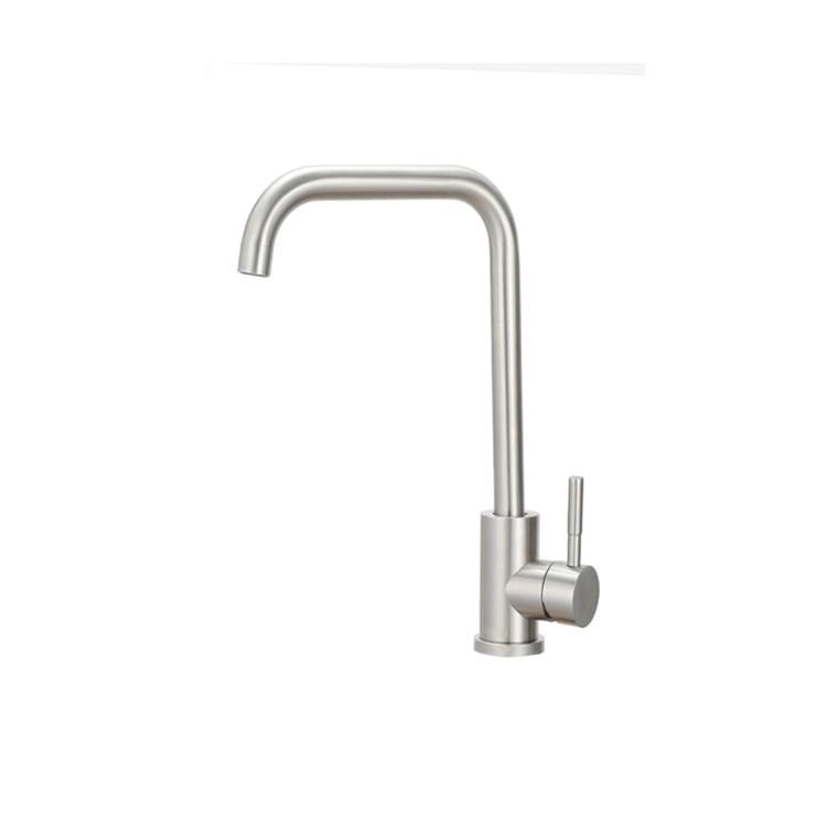 High Arc 304 Stainless Steel Kitchen Faucet