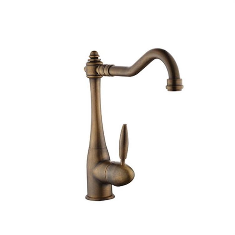 Antique Copper SIngle Handle Kitchen Water Faucet