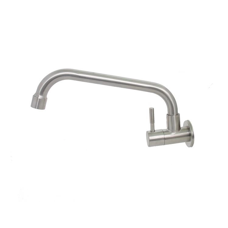Wall Mount 304SUS Kitchen Sink Cold Water Tap