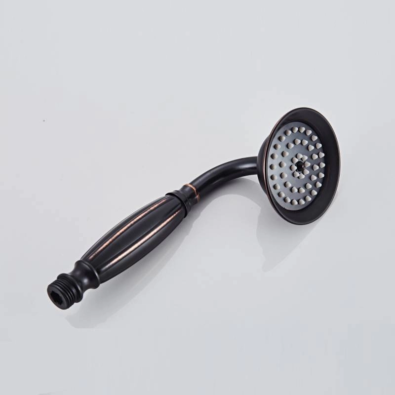 Antique Style Marble Handle Top Shower Head
