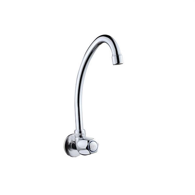 Wall-mount Chrome Cold Water Kitchen Tap
