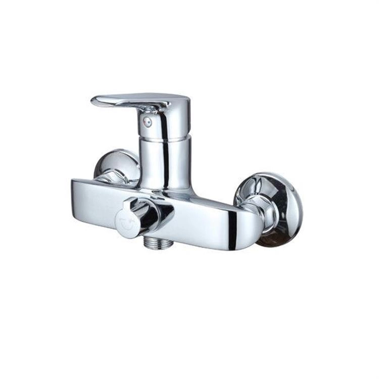 Bathroom Water Diverter Chrome Shower Faucet