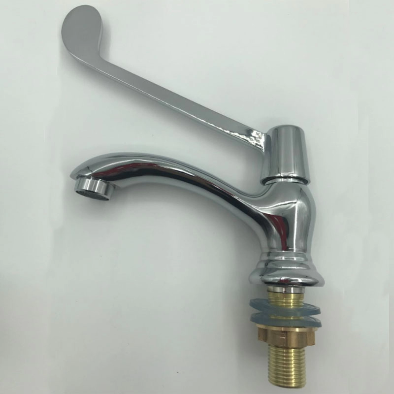 Long handle wall mount lab faucet