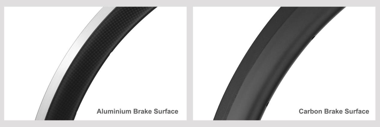 Carbon Rims vs Carbon Rims With Aluminum Brake Surface 