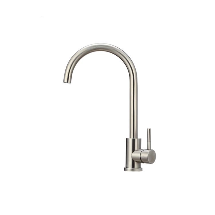 Deck High 304 Stainless Steel Kitchen Faucet