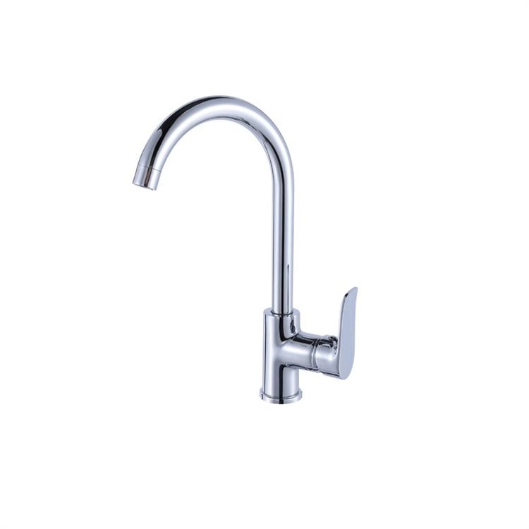 Single Handle Chrome Kitchen Sink Water Faucet
