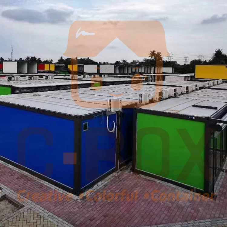 Prefabricated living container home economical quick Installation luxury prefab hotel container