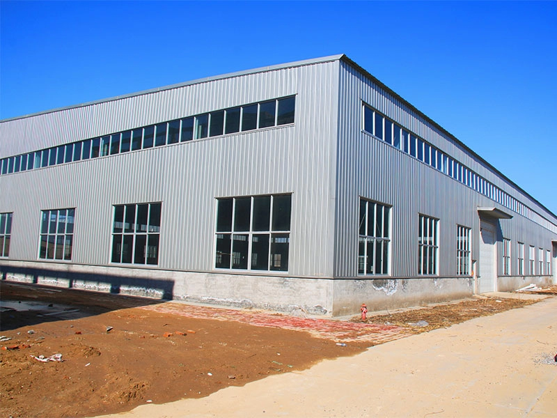 Low cost steel frame workshop building structural warehouse construction