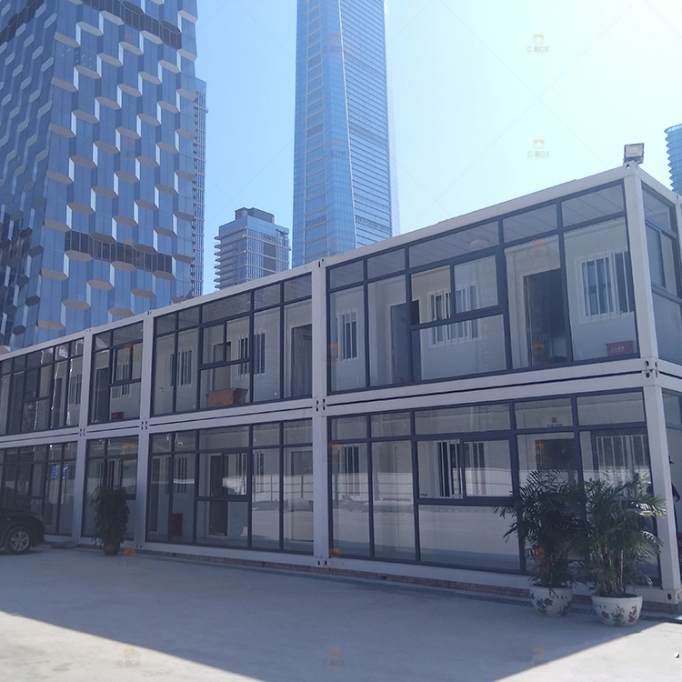 2 Floors Prefab Modular Houses Containers For Offices
