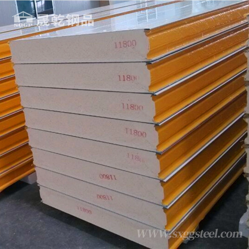 Insulated PU sandwich panel for cold room