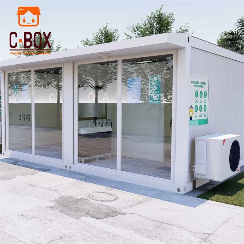 Easy assembly flat pack container for foldable mobile house construction home clinics