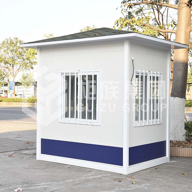 Low cost Prefab guard booth prefab kiosk fully furnished