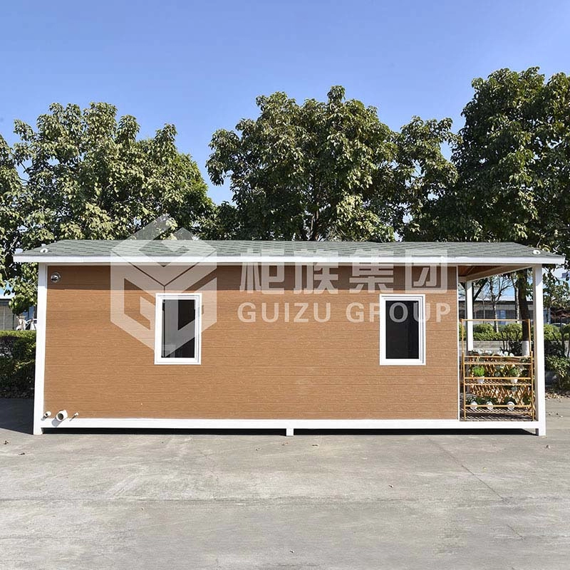 OEM 20ft China Supply Prefab Modular Wood House with Steel Frame