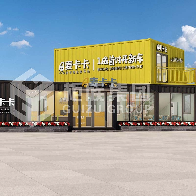 Two-storey Container prefab office building for business
