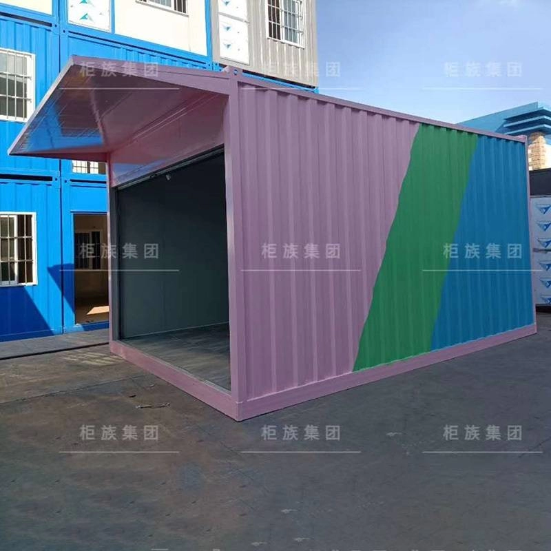 Factory renovated container shops made in China with galvanized material