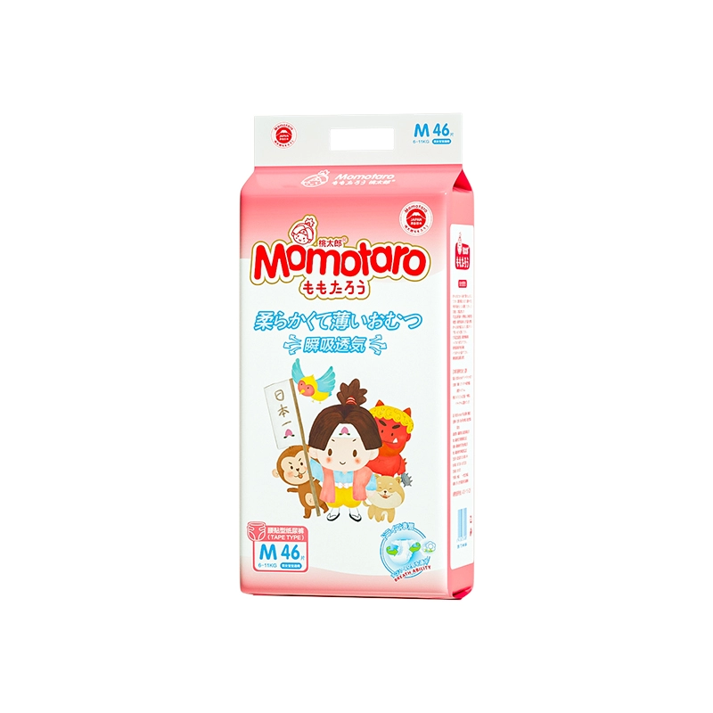 Momotaro Super absorbent baby diapers M 46 pieces