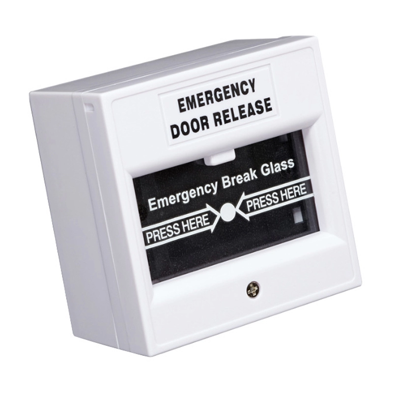 Emergency Break Glass Exit Button（White）