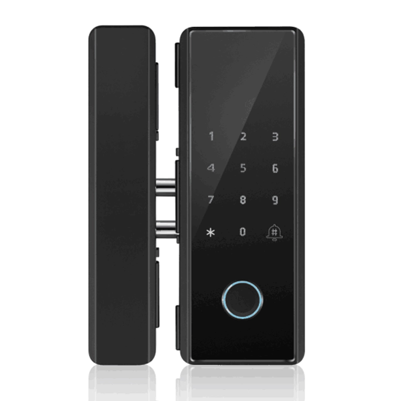 Fingerprint Glass door lock with Tuya App