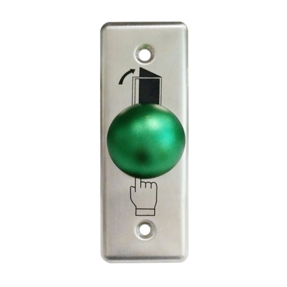 Mushroom Stainless Steel Exit Button