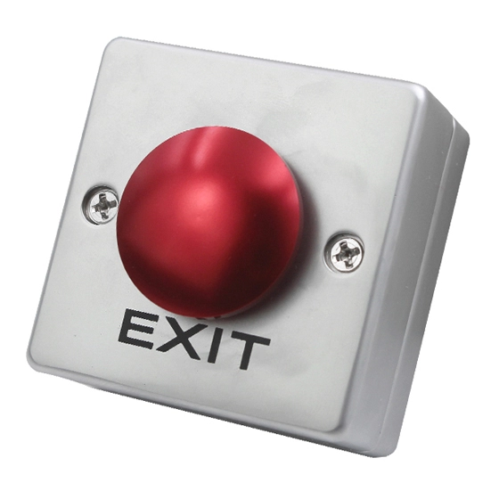 Zinc Alloy Mushroom Exit Push Button