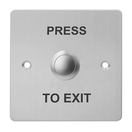 Access Steel Exit Button with NO/NC/COM