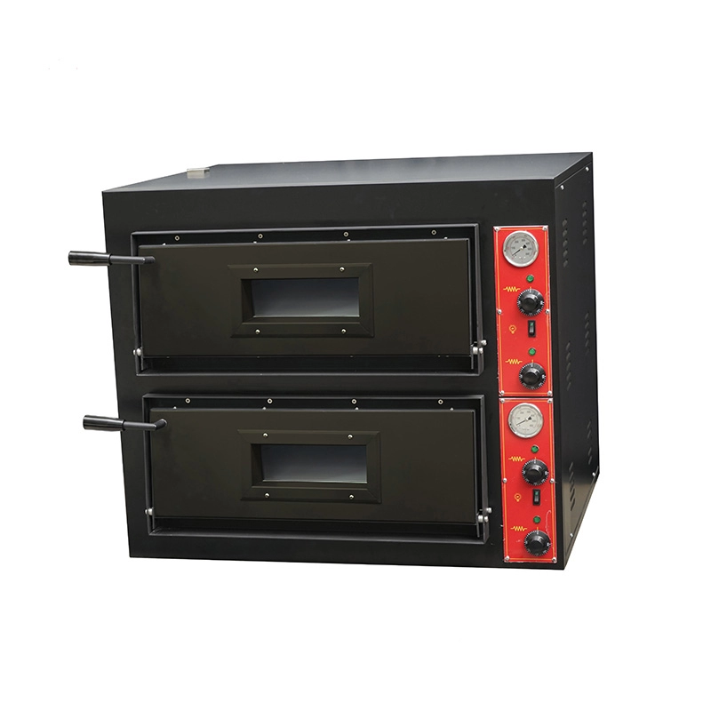 8.4 kW 380V Countertop Double Deck Pizza Oven
